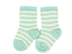 Noa Noa Miniature socks Silt green stripes (2-Pack)